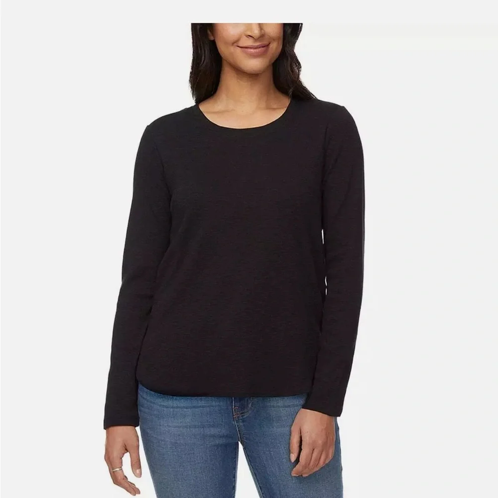 4-pack Kirkland Signature 100% Cotton Women’s Long Sleeve Slub Tee Shirt, Small - Picture 5 of 14